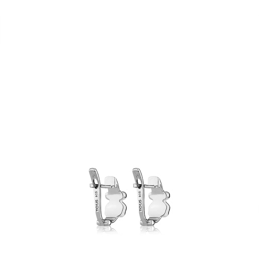 Silver TOUS Gen earrings with spinels