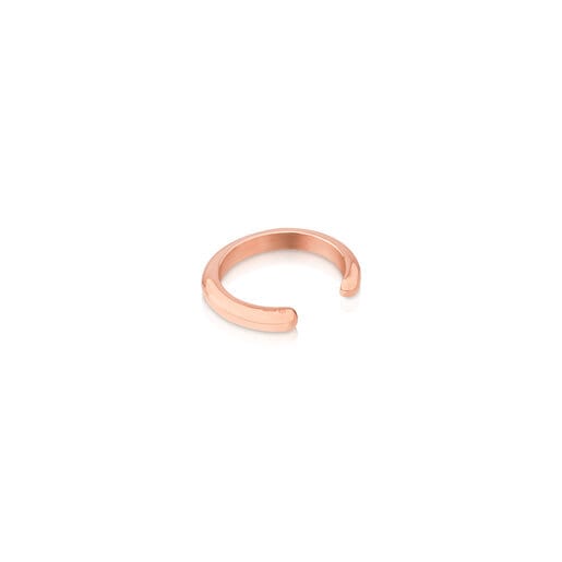 Braçalet amb bany d'or rosa 18 kt sobre plata Warm