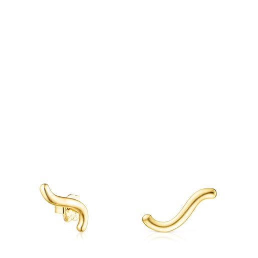Silver vermeil Hav wave-shaped Earrings