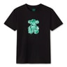 Black and turquoise T-shirt Bear Gemstones