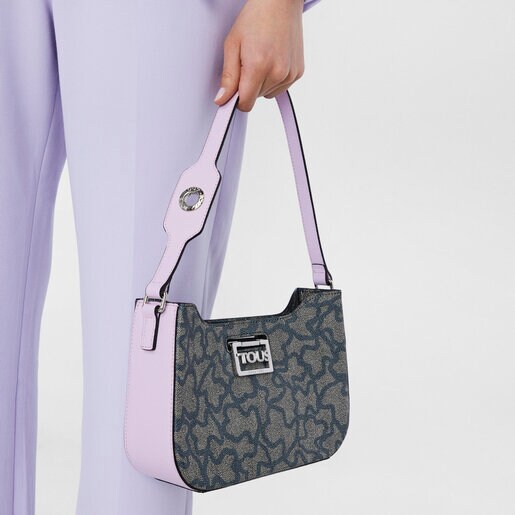 ブラックとモーブカラーのKaos Legacy ショルダーバッグ