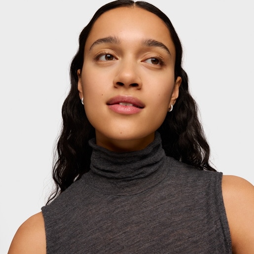 Aretes Duna Tube de Plata