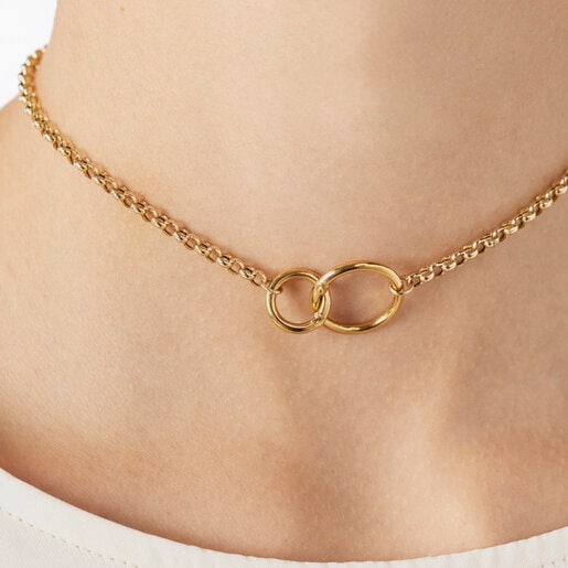 Gold Necklace 37.5cm. Hold | TOUS