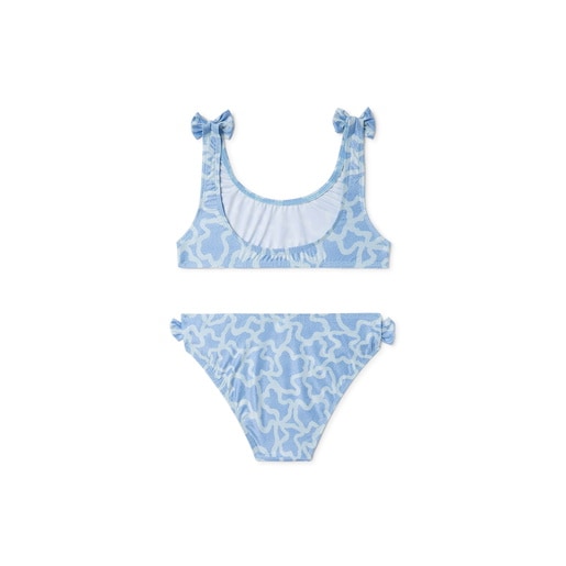 Biquini per a nena Kaos blau