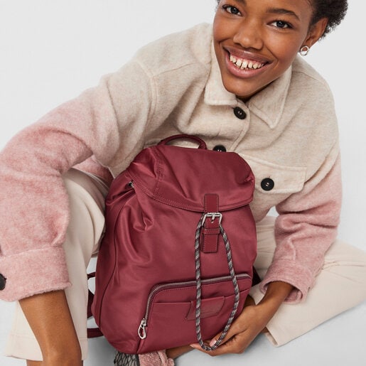 Бордовый рюкзак Empire Soft Chain