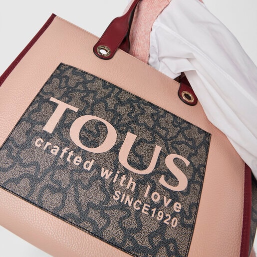 Sac shopping Amaya Kaos Icon grand rose