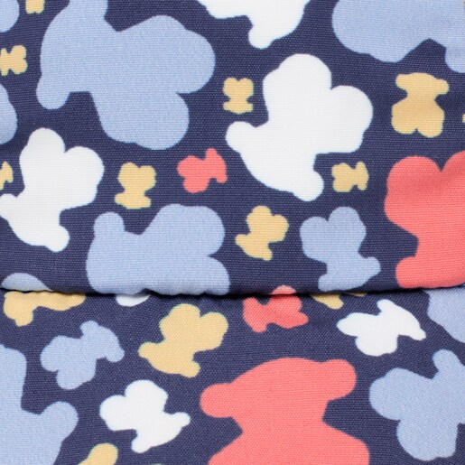 Gorrito de playa niña Retro azul marino