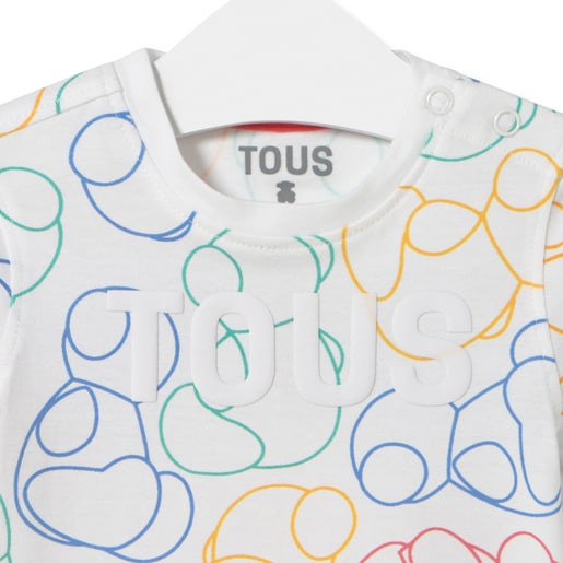 Multicoloured Bold Bear t-shirt in Casual unique