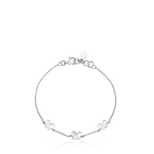 Bracelet Bold Motif en argent avec motifs