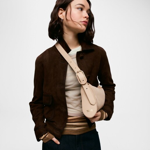Small sand-colored Crossbody bag TOUS Arlette