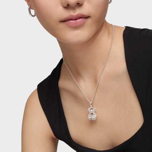 Серебряная подвеска Costura с жемчугом