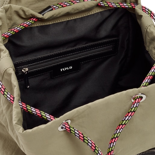 Khaki TOUS Empire Cotton Backpack