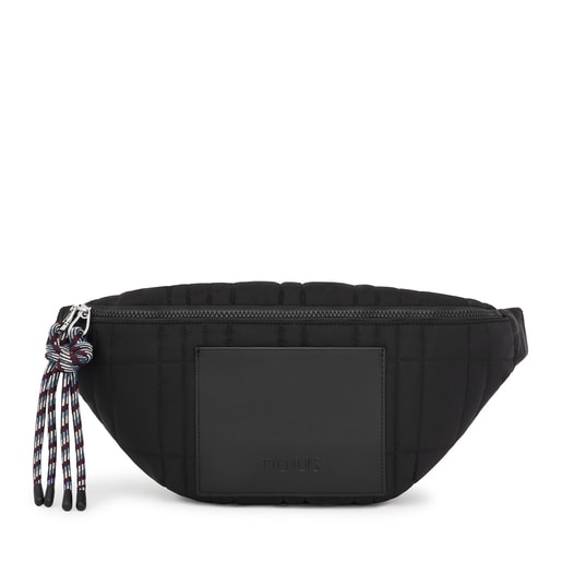 Large black TOUS Empire Padded Waist bag