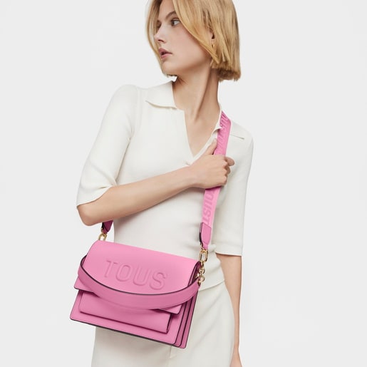 Medium dark pink Audree Crossbody bag TOUS Brenda | TOUS