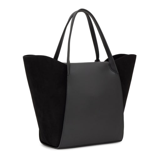 Tote bag nera grande TOUS Tulip
