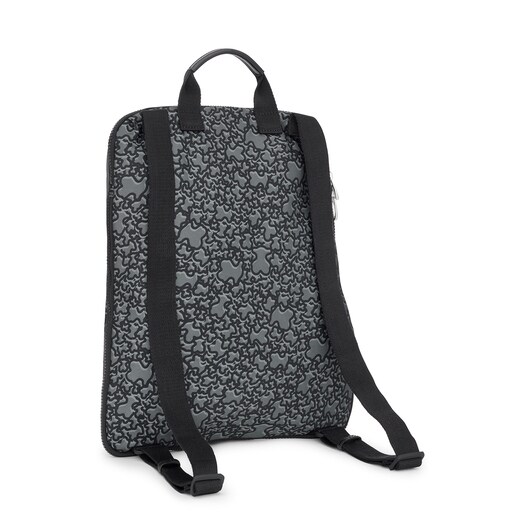 Flat black nylon Kaos Mini Evolution Backpack | TOUS