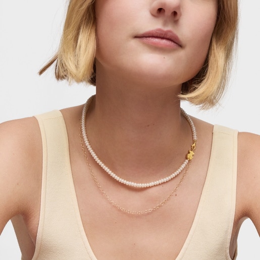 Gold Sweet Dolls Necklace 