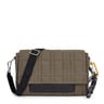 Large khaki-colored TOUS Empire Padded Crossbody bag