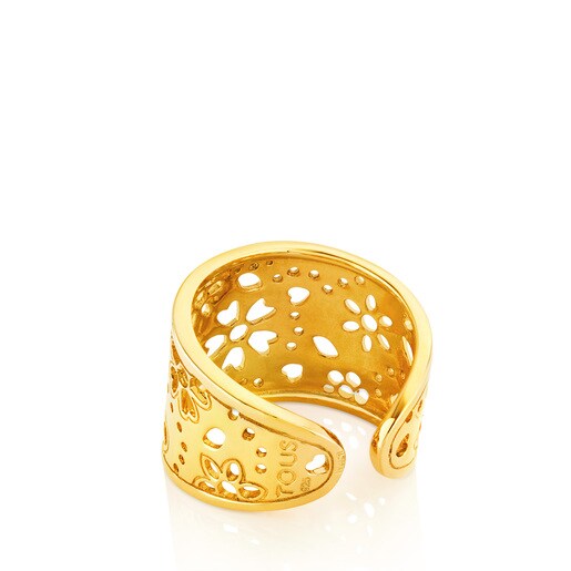 Anillo Sugar con baño de oro 18 kt sobre plata