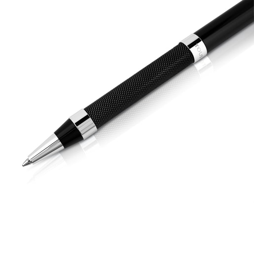 Bolígrafo de acero lacado en negro TOUS Writing