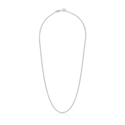 Obojkový náhrdelník z mincovního stříbra s kroužky z kolekce Basics