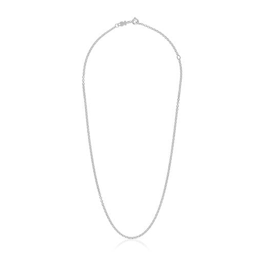 Collaret de plata amb anelles, 40 cm Chain