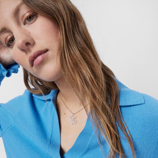 Small silver Oceaan bear Pendant