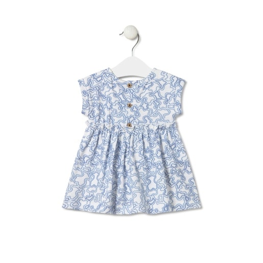 Girls dress in Kaos blue