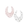 Set of baby bandanas in Pic pink