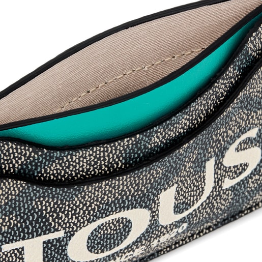 מחזיק כרטיסים Kaos Legacy בצבעי שחור וטורקיז