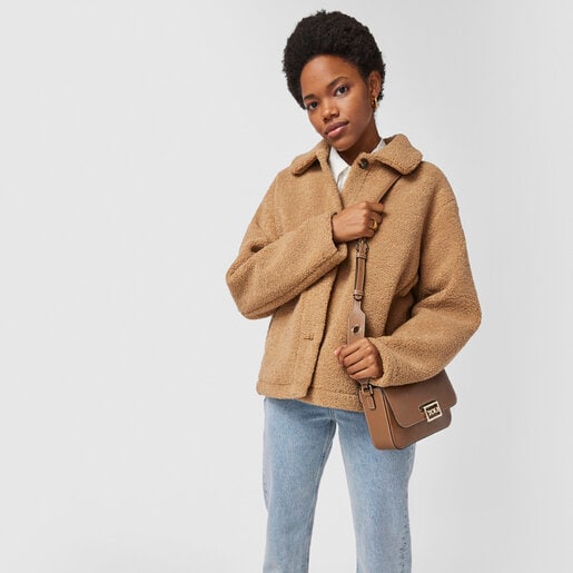 Сумка-кроссбоди TOUS Legacy из коричневой кожи