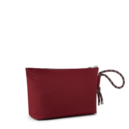 Большая бордовая косметичка Empire Soft Chain