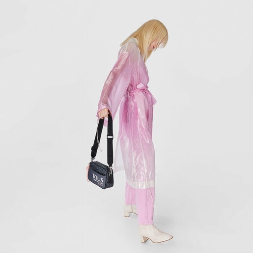 Black nylon Kaos Mini Evolution crossbody reporter bag