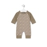 Baby playsuit in Soft beige