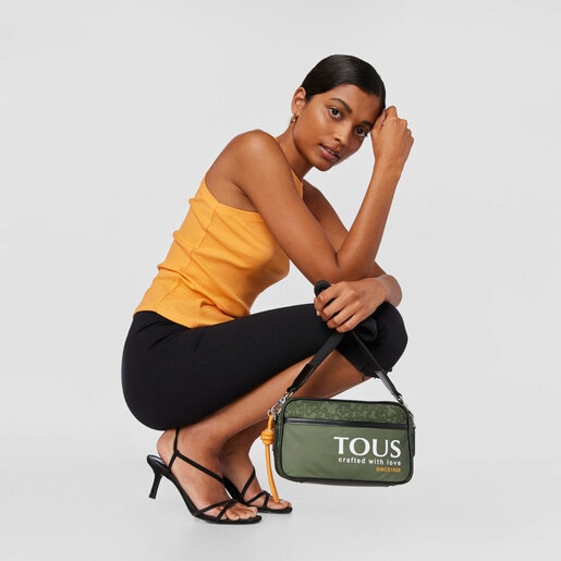 Bandolera reporter caqui Kaos Mini Evolution Nylon