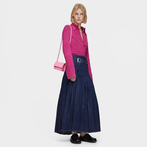 ピンクのミニクロスボディバッグ TOUS La Rue New Audree