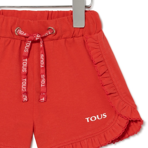 Shorts desportivos de menina Casual Coral