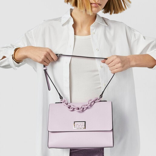 Городская сиреневая сумка TOUS Funny среднего размера
