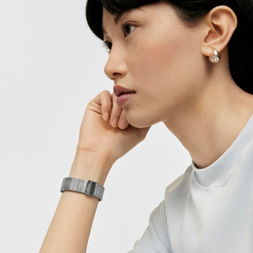 Karat Squared Analogue watch with steel wristband
