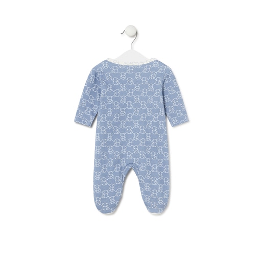 Baby playsuit in Icon blue