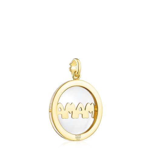 Silver Vermeil TOUS Mama Pendant