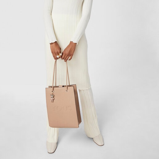 Большая темно-серая сумка-shopping T Pop