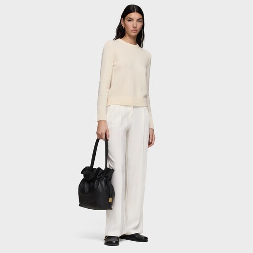 Bombonera negra mediana Tous Heritage