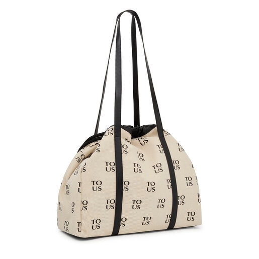 Large beige TOUS TO-US Shopping Bag