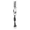 Llavero negro Hold Rope