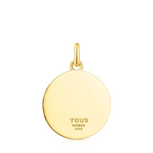 TOUS Silver vermeil crochet bear Medallion Efecttous | Westland Mall