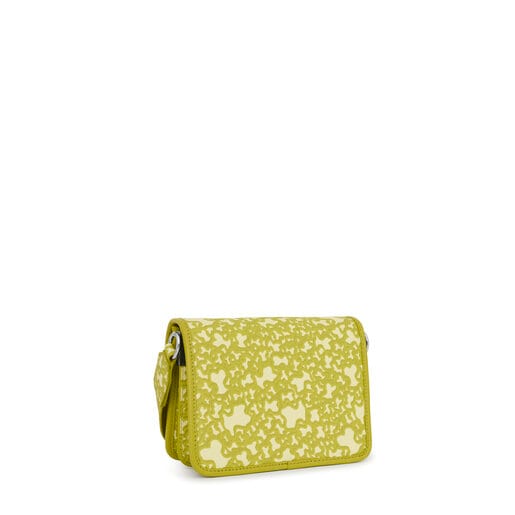 حقيبة Kaos Mini Evolution Audree صغيرة الحجم بحزام يلتف حول الجسم باللون الأخضر الليموني