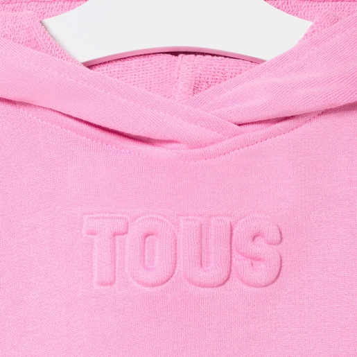 Vestido de bebé niña con capucha Classic rosa