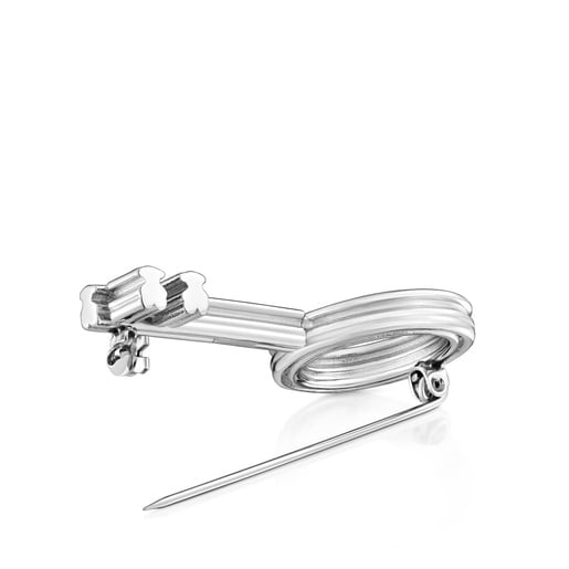 Broche de acero motivo llave TOUS Charming