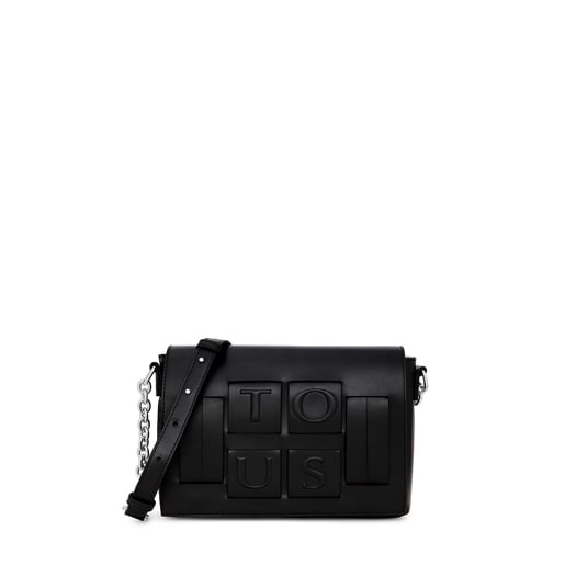 Malá crossbody kabelka TOUS Damas v černé a béžové barvě